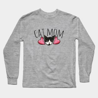 Cat Mom Long Sleeve T-Shirt